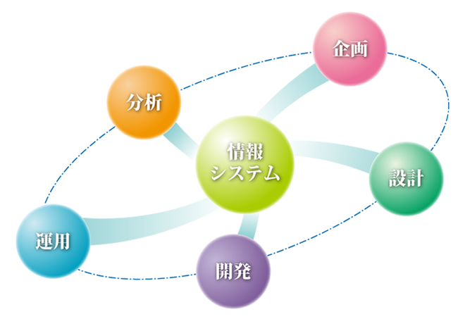 分析・企画・設計・開発から、保守運用までサポート